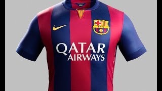 FC Barcelona home kit Seasson 201415  CraftedToWin [upl. by Kone]