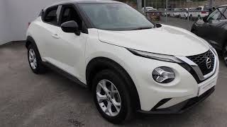 Nissan Juke  10 DiGT 114 NConnecta 5dr DCT  Storm White [upl. by Ipoillak]