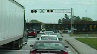 CSX Freight Train in McBee South Carolina [upl. by Odrahcir]