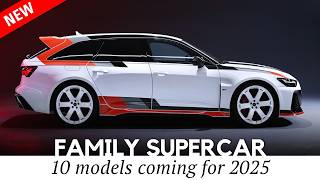 New Grand Touring Cars for Your Entire Family Sports Wagons of 2025 [upl. by Notsle69]