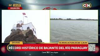 Llegamos al 124 metros de la bajante del río Paraguay [upl. by Brian]