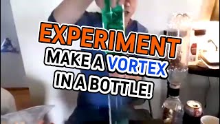 EXPERIMENT  Make your own tornado in a tube [upl. by Sari]