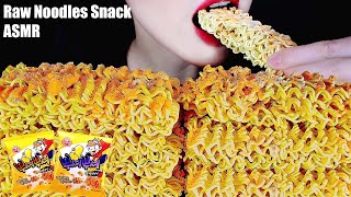 ASMR RAW NOODLES 🍜 SNACK MUKBANG EATING SOUND NO TALKING [upl. by Yelik]