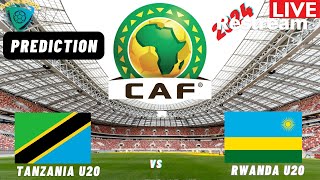 Tanzania vs Rwanda Live Stream CECAFA U20 Africa Nations Cup 2025 Qualifiers Commentary Score [upl. by Ellwood]