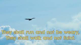 SOAR LIKE AN EAGLE Isaiah 4031 bible worship newlifeinchrist [upl. by Nner567]