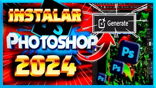 🟡PHOTOSHOP 2024 ✅DESCARGAR FULL Español❤️GRATIS😱 [upl. by Rett448]