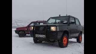 UK Panda 4x4 vs The Snow  Whiteout Over West Cam [upl. by Gisele]