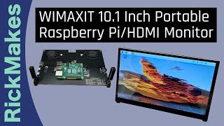 WIMAXIT 101 Inch Portable Raspberry PiHDMI Monitor [upl. by Wengert]