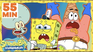 SpongeBob  EINE GANZE Stunde der besten Momente aus Staffel 9 – TEIL 1  SpongeBob Schwammkopf [upl. by Donahoe]