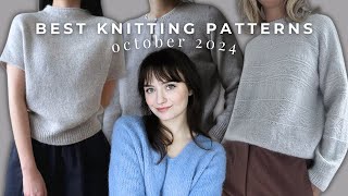 my top knitting patterns released in october 2024 🎃 [upl. by Kyte843]