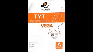 ENDEMİK VEGA TYT DENEME SINAVI SORU ÇÖZÜMLERİ 21022023 [upl. by Gracie]