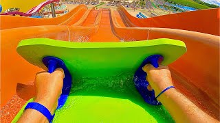 Multisurf Water Slide at Aquapark Aquacolors [upl. by Elleneg]