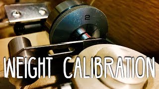 Tonearm Adjustment Weight Balance and Calibration [upl. by Dunlavy425]