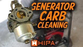 Generator wont start Runs rough Carburetor cleaning is easy [upl. by Yeldua522]