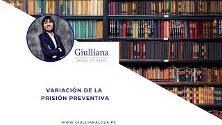 Variación de la prisión preventiva [upl. by Glanti960]