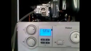 Vaillant Ecotec  637 System boiler burner pressure too lowmp4 [upl. by Loella]