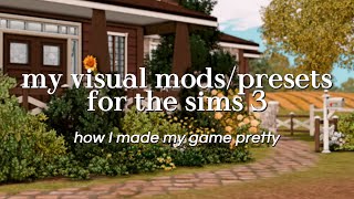 how I make my game look pretty・the sims 3 visual quotguidequot  lighting mod amp reshade preset links [upl. by Mccandless]