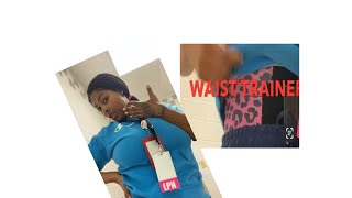 nurselife lpnlife this WAIST TRAINER is nursing shift 8hr12hr approved SUBSCRIBE [upl. by Acirtal]