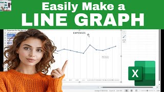 How to Make a LINE GRAPH in EXCEL Simple Tutorial [upl. by Salokkin893]