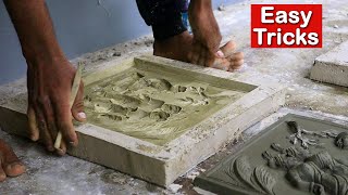 How to make Plaster Mold  POP molding Process  Clay art Molding Process  Arttech [upl. by Ambrosia710]