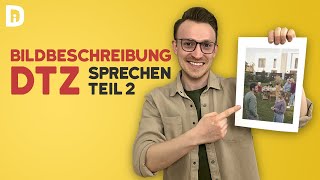 Bildbeschreibung  telc DTZ A2 B1 Prüfung Sprechen  Learn German [upl. by Anertak]