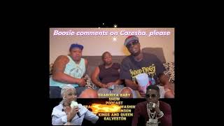 Boosie comments on Caresha please boosie yungmiami subscribe shabooyababyshowpodcast viral [upl. by Sixel]