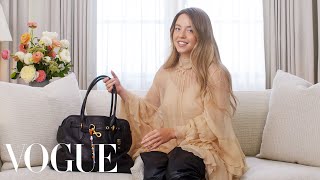 Inside Sydney Sweeneys Miu Miu Bag  In The Bag  Vogue [upl. by Freberg]