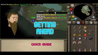 Getting Ahead  OSRS QUICK GUIDE [upl. by Sone]