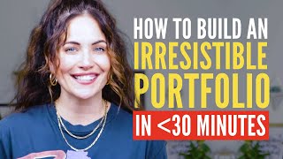 How To Build An Irresistible Copywriting Portfolio From Scratch StepByStep Tutorial [upl. by Leunas]