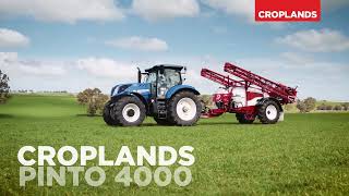 Croplands Pinto 4000  Broadacre Sprayer [upl. by Eibreh]