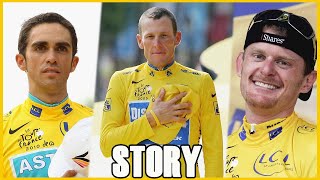 How Lance Armstrong Floyd Landis and Alberto Contador LOST their TOUR the France because of DOPING [upl. by Petulah84]