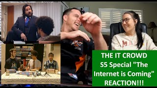 Americans React  THE IT CROWD  The Internet Is Coming  REACTION [upl. by Keating]