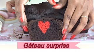 💖 GÂTEAU SURPRISE 💖 RECETTE POUR LA ST VALENTIN 💖 [upl. by Ladnyc443]