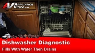 Whirlpool Dishwasher Repair  Fills With Water Then Drains  Main Control [upl. by Ed]