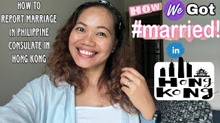 HOW TO GET MARRIED IN HONG KONG howtogetmarried filipinobritishcouple [upl. by Yahs]