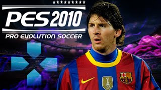 PES 2010 PPSSPP FULL LICENSE REALISTIC GRAPHICS  FC BARCELONA VS MANCHESTER UNITED [upl. by Rechaba]