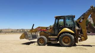 CAT 420F Backhoe Start Up Procedures [upl. by Andrea]