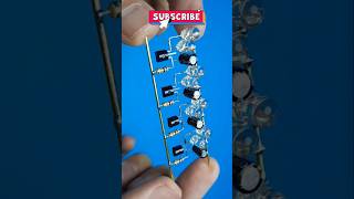 Incredible Led Chaser Circuit Using Bc547 Transistor bc547 diy diyproject viralshorts shorts [upl. by Anah]