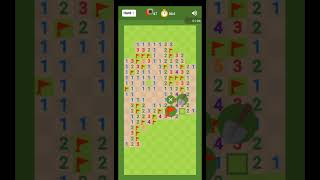 Google Minesweeper 61 HARD 7555 lost TT [upl. by Rutan865]