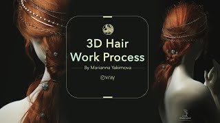 Hair study Ornatrix Work Process [upl. by Anilet]