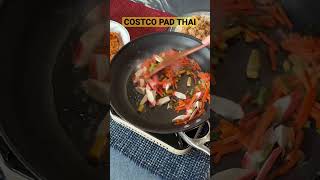 Easy COSTCO Pad Thai Noodles with Chicken and Crab Sticks Recipe [upl. by Audras]