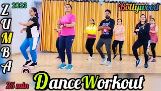 25Mins Fun Bollywood Dance Workout  Feel Energetic in 10 Days  Zumba Fusion  Dance Routine🔥 [upl. by Kalvn]