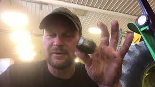 John Deere load shaft seal leak repair [upl. by Hedley]