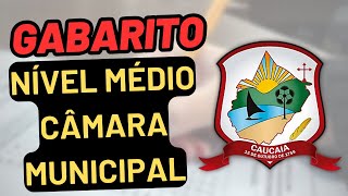 GABARITO CONCURSO CÂMARA MUNICIPAL DE CAUCAIA  MATEMÁTICA  NÍVEL MÉDIO 28072024  BANCA FUNCEPE [upl. by Ahswat]