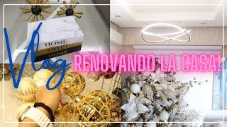 VLOG🎄 DECORANDO LA CASA NUEVA LAMPARA INSTALADA😍 ♡│Mirianny [upl. by Branham]