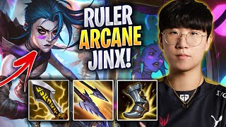 RULER IS BACK PLAYING NEW ARCANE JINX IN KOREA  GEN Ruler Plays Jinx ADC vs Viktor  Season 2024 [upl. by Ajaj316]