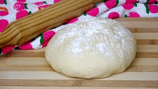 COMO HACER MASA DE PIZZA CASERA RÁPIDA PARA PRINCIPIANTES Muy Fácil de hacer🍕HOMEMADE PIZZA DOUGH [upl. by Fujio]