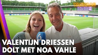 Valentijn Driessen vraagt Noa Vahle voor de camera Duo Penotti  VANDAAG INSIDE [upl. by Fredric455]