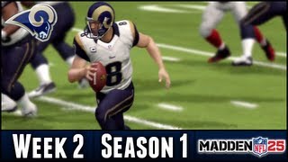 Madden 25 Rams Connected Franchise  Week 2  Falcons  Season 1 [upl. by Erdrich]