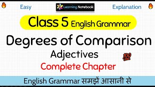 Class 5 Degrees of Comparison  Class 5 English Grammar Degrees of Comparison [upl. by Kale744]